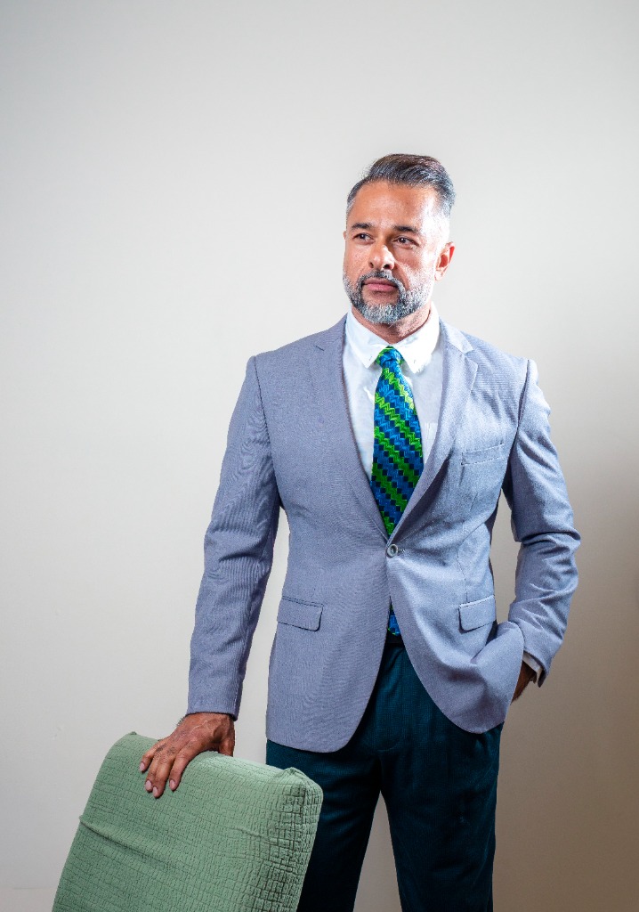 Commercial Corporate - Suit with striped tie